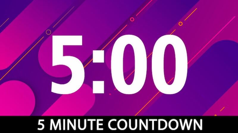 Diagonal Lines Countdown